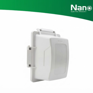 ฝาครอบ หน้ากากกันน้ำ (ฝาสูง) NANO-414W สีขาว (ฝาทึบ) NANO