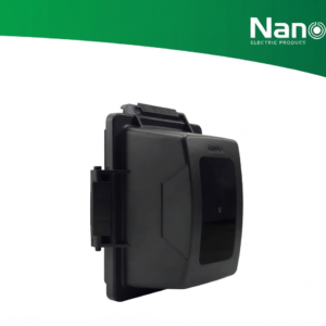 ฝาครอบ หน้ากากกันน้ำ (ฝาสูง) NANO-414B สีดำ (ฝาทึบ) NANO
