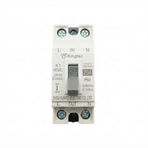 เบรคเกอร์ 2P 20A (ธรรมดา) K1 AC220-240V 50/60Hz Kingtec