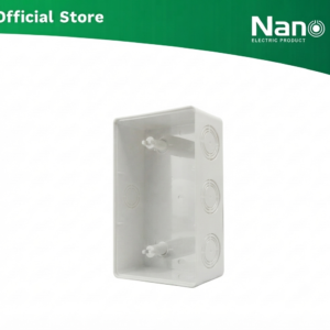 บ๊อกซ์ลอย NANO-415W สำหรับใส่ฝาครอบ NANO-413/414 สีขาว