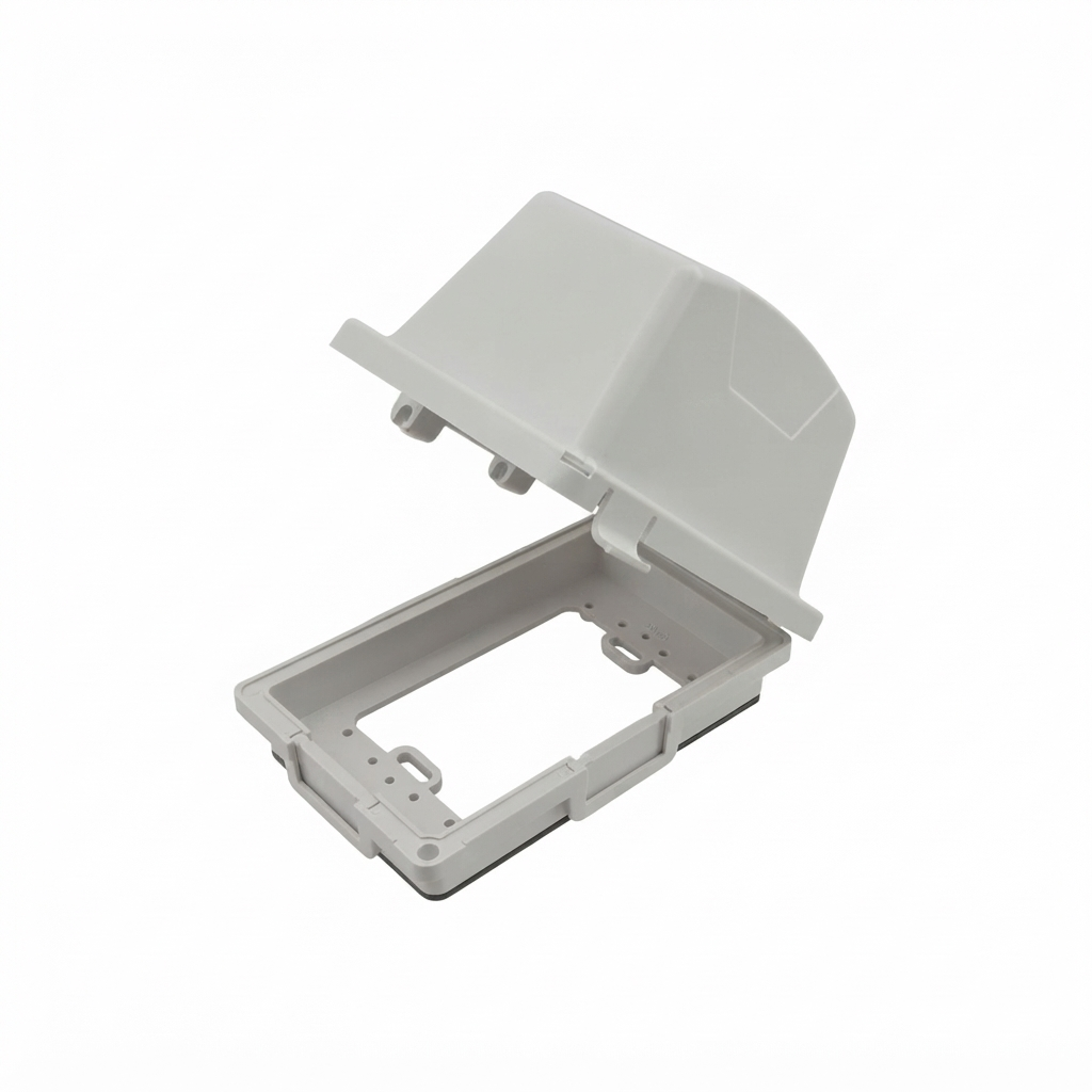 ฝาครอบ หน้ากากกันน้ำ (ฝาสูง) NANO-414W สีขาว (ฝาทึบ) NANO - Image 2