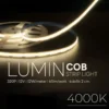 ไฟริบบิ้น COB 12w C/W 4000K 5 เมตร DC12V รุ่น LUMIN SL