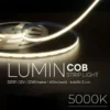 ไฟริบบิ้น COB 12w D/L 5000K 5 เมตร DC12V รุ่น LUMIN SL