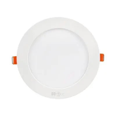 LED PANEL ฝัง กลม ขอบขาว 12w d/l 6 นิ้ว รุ่น ECO HI-TEK