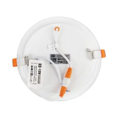 LED PANEL ฝัง กลม ขอบขาว 12w d/l 6 นิ้ว รุ่น ECO HI-TEK - Image 3