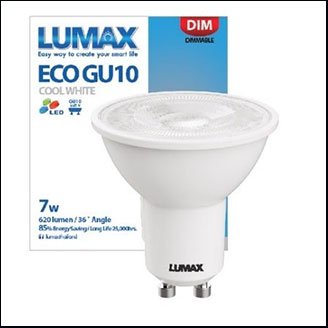 หลอด LED LUMAX 7w 620lm GU10 รุ่น DIM V2