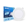 LED Panel 18w D/L ฝัง กลม 8 นิ้ว ขอบขาว SIMON