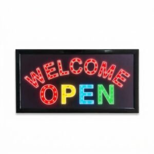 MZ- 003 ป้ายไฟ LED ตัวอักษร WELCOME OPEN Maxlightzo