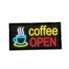 MZ- 011 ป้ายไฟ LED ตัวอักษร coffee OPEN Maxlightzo