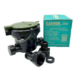 มิเตอร์น้ำ PVC 1/2 รุ่น SV-P15 SANWA