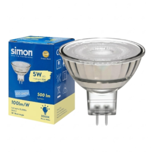 LED MR16 5w c/w 500lm 4000k 220-240v GU5.3 (N62EO-1201) SIMON