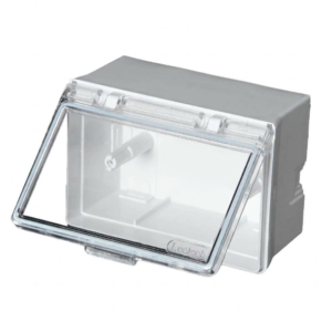 บ๊อกซ์ กันน้ำ ฝาใส 2x4 เปิด บน-ล่าง BR 004 LEETECH