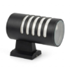 DCO- 2570-1 -BK 110MM (อ้วน) โคมไฟกิ่ง ภายนอก ดำ ส่อง เดี่ยว E27 110x245x170mm DC