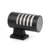 DCO- 2570-1 -BK 110MM (อ้วน) โคมไฟกิ่ง ภายนอก ดำ ส่อง เดี่ยว E27 110x245x170mm DC
